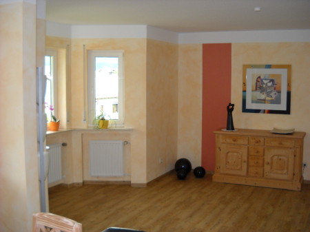 "Holzdiele" im Eßzimmer